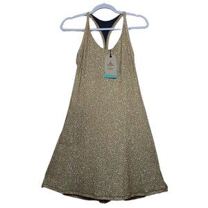 Prana Opal Dress Women's SMALL Racerback Athletic Straw Speckles NEW NWT